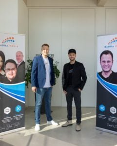 Stefan Beier und Daniel Hauber auf dem Babba Business Day 2019 in Großostheim