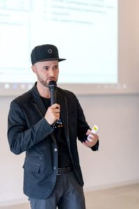 Daniel Hauber als Sprecher auf dem Babba Business Day 2019 in Großostheim