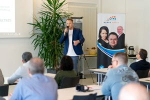 Stefan Beier als Sprecher auf dem Babba Business Day 2019 in Großostheim