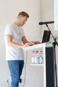 Stefan Beier als Sprecher auf dem Babba Business Day 2019 in Großostheim