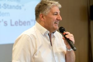 Matthias Jäger als Sprecher auf dem Builderall Everest 2019 in Nürnberg (Germany)
