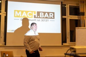 Matthias Jäger auf dem MACH.BAR Event 2020 in Biberach
